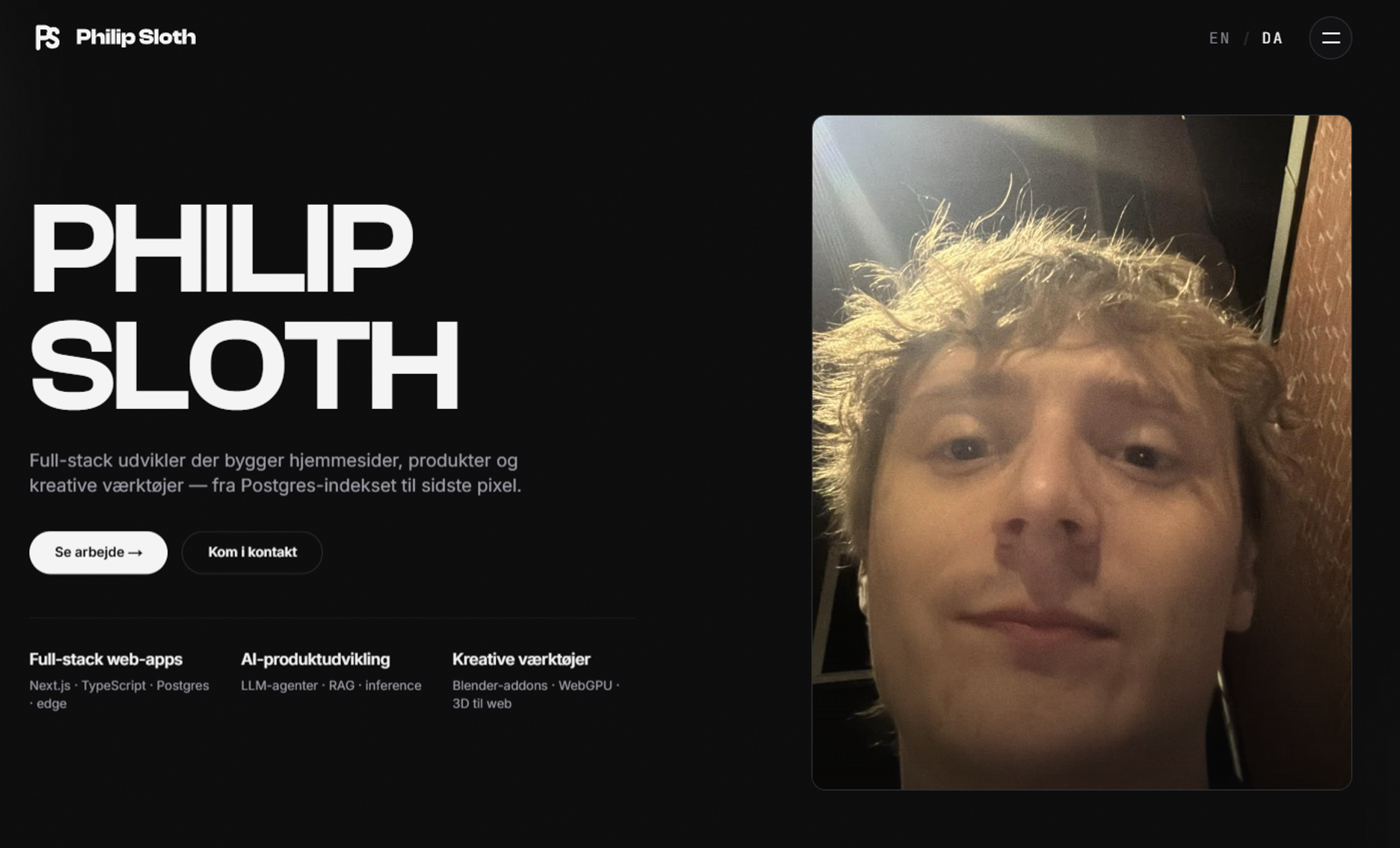 Philip Sloth Portfolio